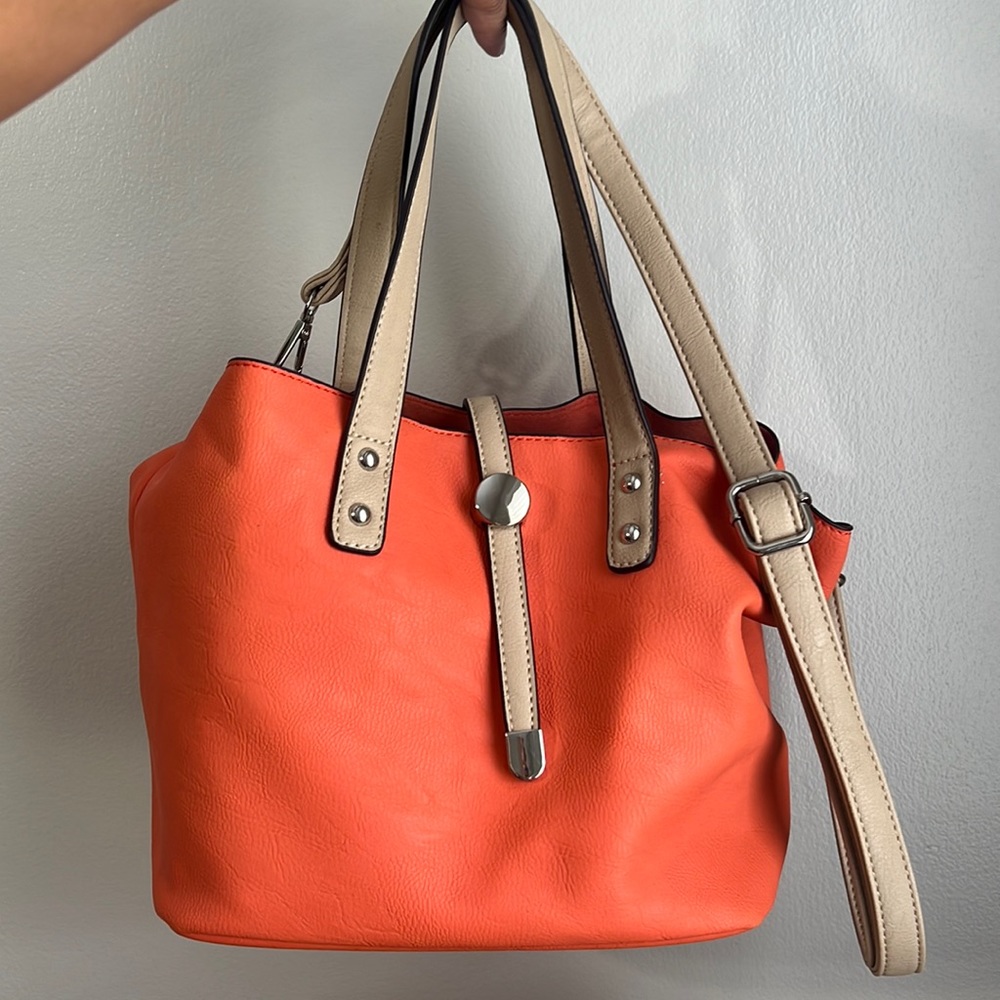 Orange Handbag purse